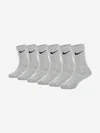 Nike Kids Performance Socks Set In Grey