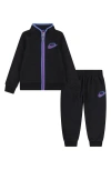 Nike Kids' Powder Play Dri-fit Jacket & Joggers Set In Black