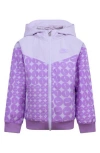 Nike Kids' Printed Windrunner Jacket In Purple