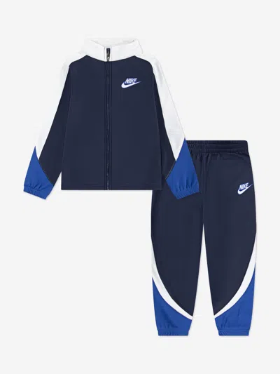 Nike Kids Propus Colourblock Tracksuit In Blue