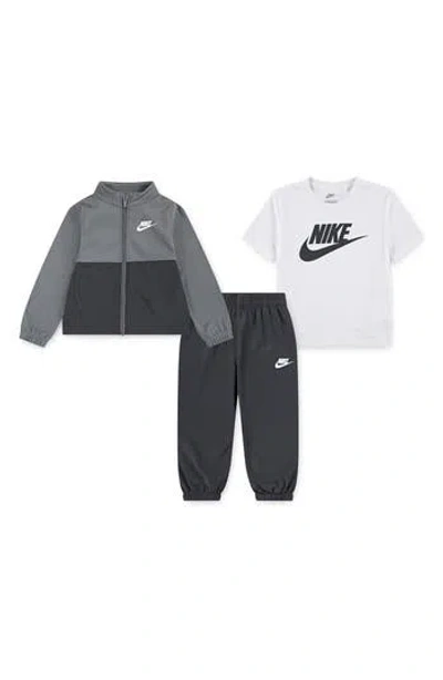 NIKE NIKE KIDS' PROPUS T-SHIRT, TRACK JACKET & JOGGERS SET