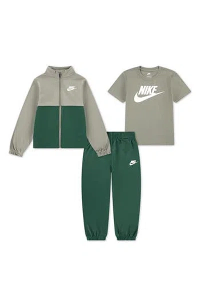 NIKE NIKE KIDS' PROPUS T-SHIRT, TRACK JACKET & JOGGERS SET