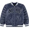 Nike Kids' Puffer Baseball Jacket In Blue