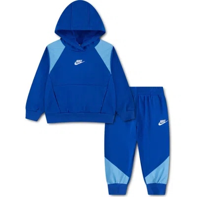 Nike Kids' Pullover Hoodie & Joggers Set In Blue