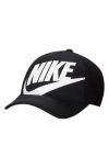 Nike Kids' Rise Structured Snapback Baseball Cap (big Kid) In Black