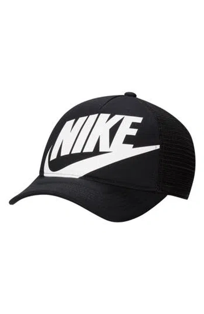 Nike Kids' Rise Structured Snapback Baseball Cap (big Kid) In Black