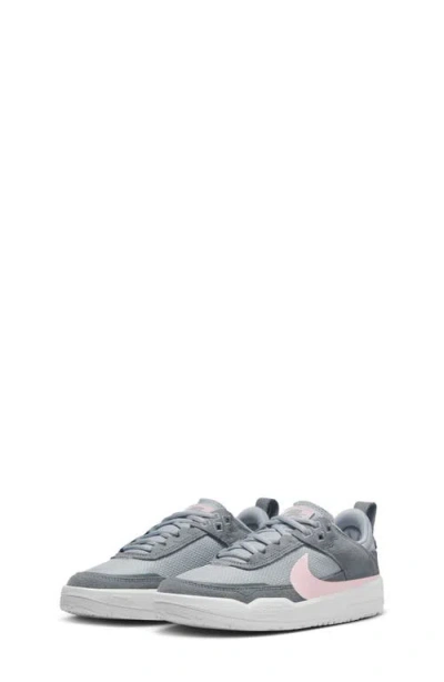 Nike Kids' Sb Day One Skate Sneaker In Cool Grey/pink Foam/grey