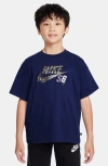Nike Kids' Sb Graphic T-shirt In Blue Void