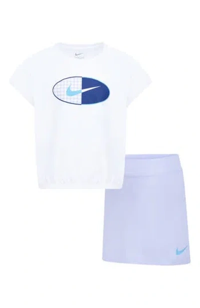 Nike Kids' Scooter Skort Set In Oxygen Purple