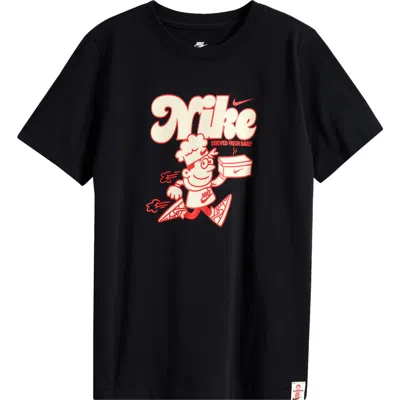 Nike Kids' Served Fresh Graphic T-shirt In Black