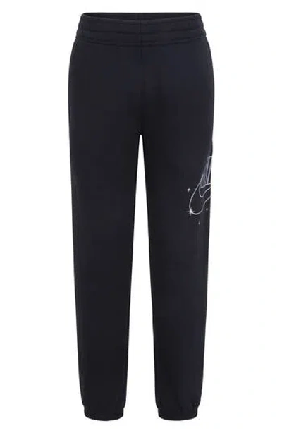 Nike Kids' Shine Logo Sweatpants In Black