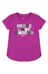 Nike Kids' Snackpack Graphic T-shirt In Pink