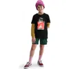 Nike Kids' Sneaker Bandit Cotton Graphic T-shirt In Black