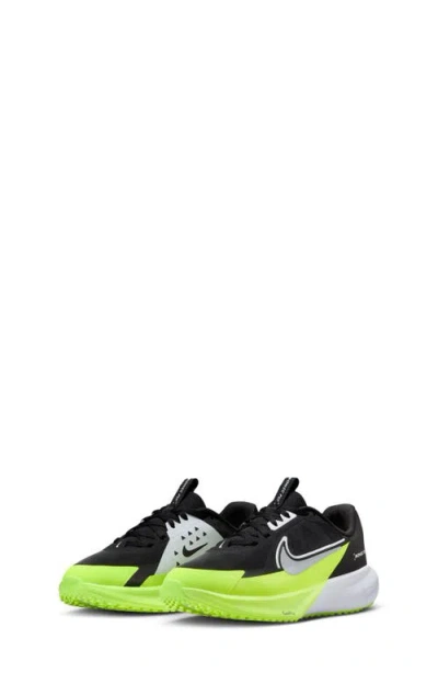 Nike Kids' Sonic Fly Running Shoe In Black/grey/white