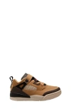 Nike Kids' Spizike Low Sneaker In Flax/baroque Brown/black