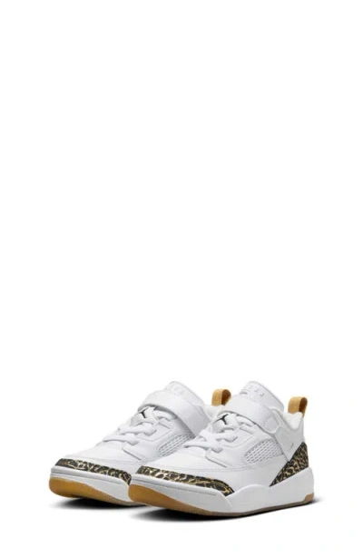 Nike Kids' Spizike Low Sneaker In White/gold/sail