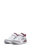 Nike Kids' Spizike Low Sneaker In White/red/grey