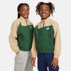 Nike Kids' Sportswear Amplify Woven Full-zip Jacket In Fir/hemp/white