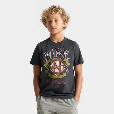 Nike Kids' Sportswear Champions T-shirt In Off Noir