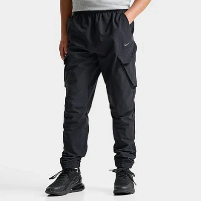 Nike Kids' Sportswear City Utility Cargo Jogger Pants In Black/black