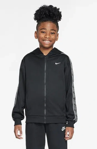 Nike Kids' Sportswear Club Dri-fit Fleece Hoodie In Black