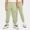 Nike Sportswear Club Fleece Big Kids' Cargo Pants In Oil Green/oil Green/white