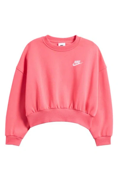 NIKE NIKE KIDS' SPORTSWEAR CLUB FLEECE CREWNECK SWEATSHIRT