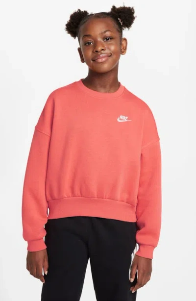NIKE NIKE KIDS' SPORTSWEAR CLUB FLEECE CREWNECK SWEATSHIRT