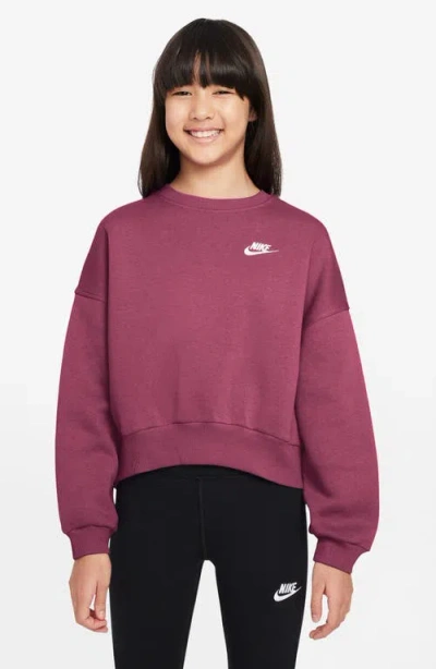 NIKE NIKE KIDS' SPORTSWEAR CLUB FLEECE CREWNECK SWEATSHIRT