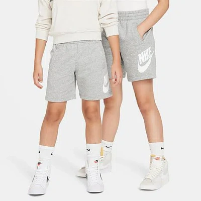 Nike Kids' Sportswear Club Fleece French Terry Shorts In Grey
