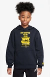 Nike Kids' Sportswear Club Fleece Hoodie In Blue