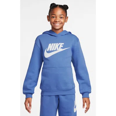 Nike Kids' Sportswear Club Fleece Hoodie In Blue