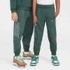 Nike Sportswear Club Fleece Big Kids' Jogger Pants In Vintage Green/metallic Silver