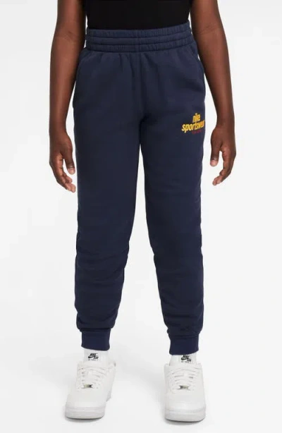 Nike Kids' Sportswear Club Fleece Joggers In Blue
