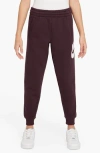 Nike Kids' Sportswear Club Fleece Joggers In Burgundy Crush/white