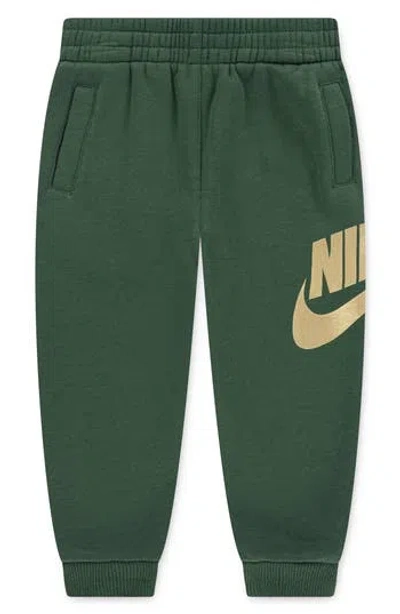 Nike Kids' Sportswear Club Fleece Logo Joggers In Green