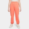 Nike Sportswear Club Fleece Big Kids' Loose Pants In Magic Ember/magic Ember/white