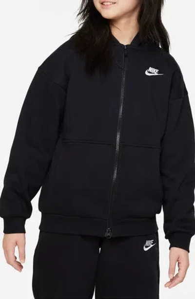 NIKE NIKE KIDS' SPORTSWEAR CLUB FLEECE OVERSIZE FULL-ZIP HOODIE