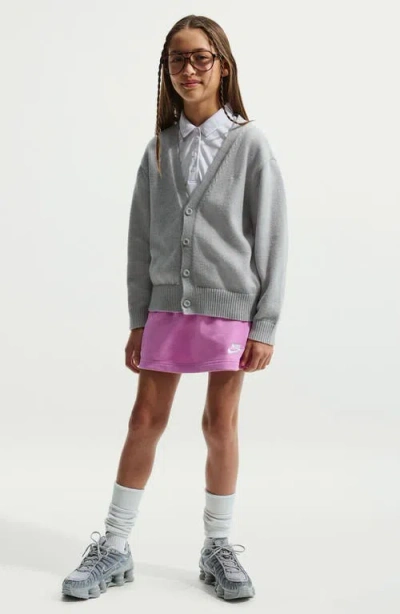 Nike Kids' Sportswear Club Fleece Pull-on Skirt In Pink