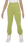 Nike Kids' Sportswear Club Fleece Sweatpants In Pear/ Pear/ White