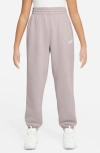 Nike Club Big Kid Girls Cuffed Loose Fit Fleece Jogger Pant In Pink