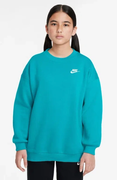 Nike Kids' Sportswear Club Fleece Sweatshirt In Blue