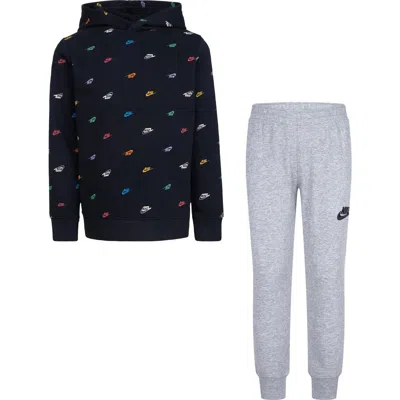 Nike Kids' Sportswear Club Hoodie & Joggers Set In Blue