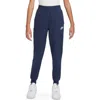 Nike Sportswear Club Knit Sports Long Pant Male Green Navy In Midnight Navy/white
