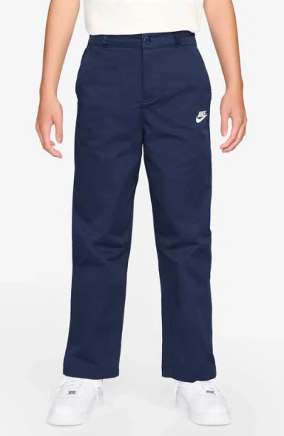 Nike Kids' Sportswear Club Slim Fit Pants In Blue