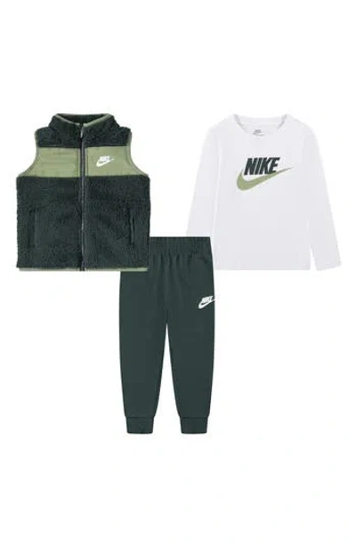 Nike Kids' Sportswear Club T-shirt, Joggers & Vest Set In Multi