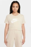 Nike Sportswear Big Kids' (girls') Cropped T-shirt