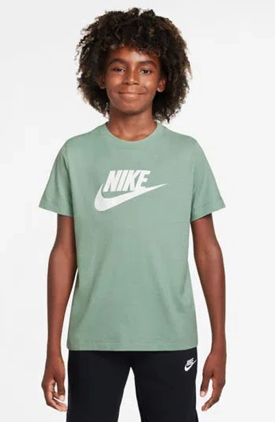 Nike Kids' Sportswear Cotton Graphic T-shirt In Green