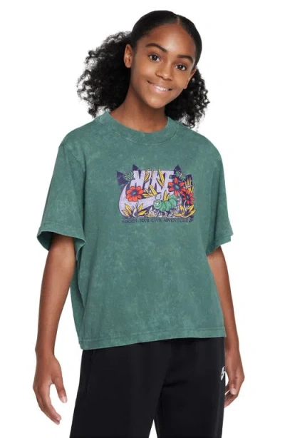 Nike Kids' Sportswear Cotton Graphic T-shirt In Bicoastal