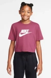 Nike Kids' Sportswear Cotton Graphic T-shirt In Pink
